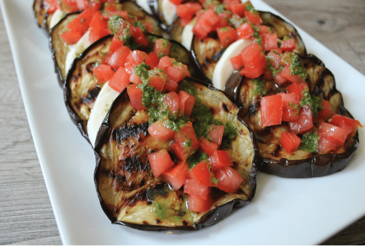 grilled-eggplant-with-mozzarella-tomato-and-basil-vinaigrette