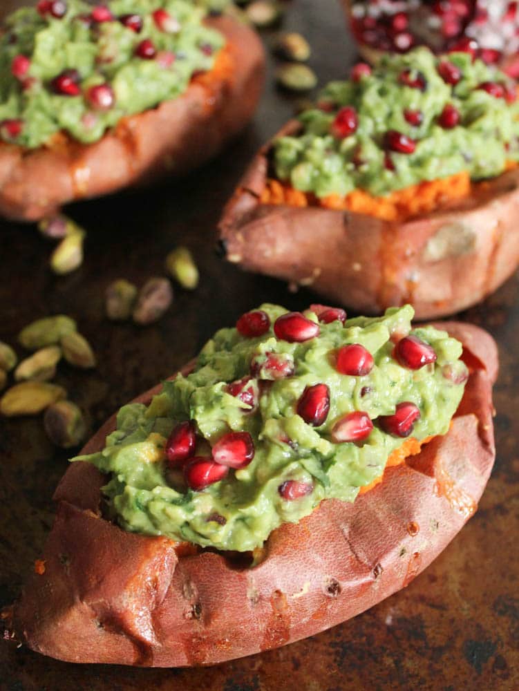 Chipotle-Mashed-Sweet-Potatoes-Stuffed-with-Superfood-Pomegranate-Pistachio-Guacamole-2