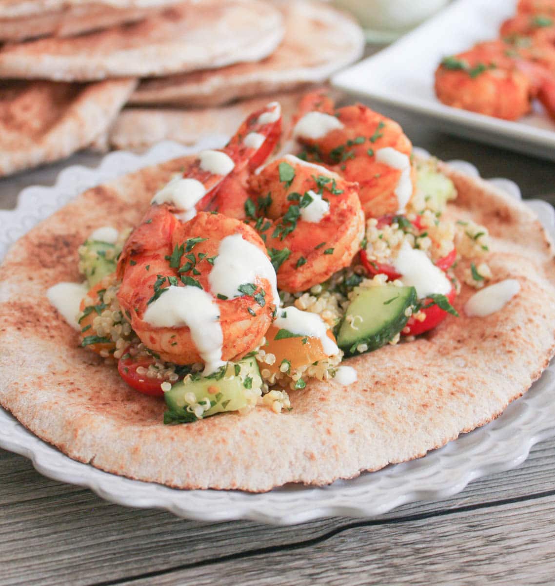 Smoky-Paprika-Grilled-Shrimp-with-Quinoa-Tabbouleh-and-Yogurt-Sauce-3