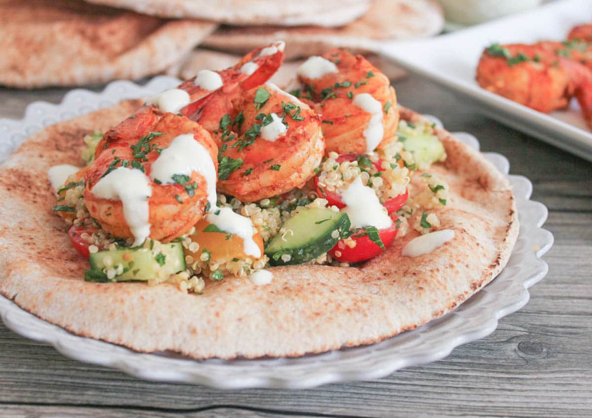 Smoky-Paprika-Grilled-Shrimp-with-Quinoa-Tabbouleh-and-Yogurt-Sauce-8