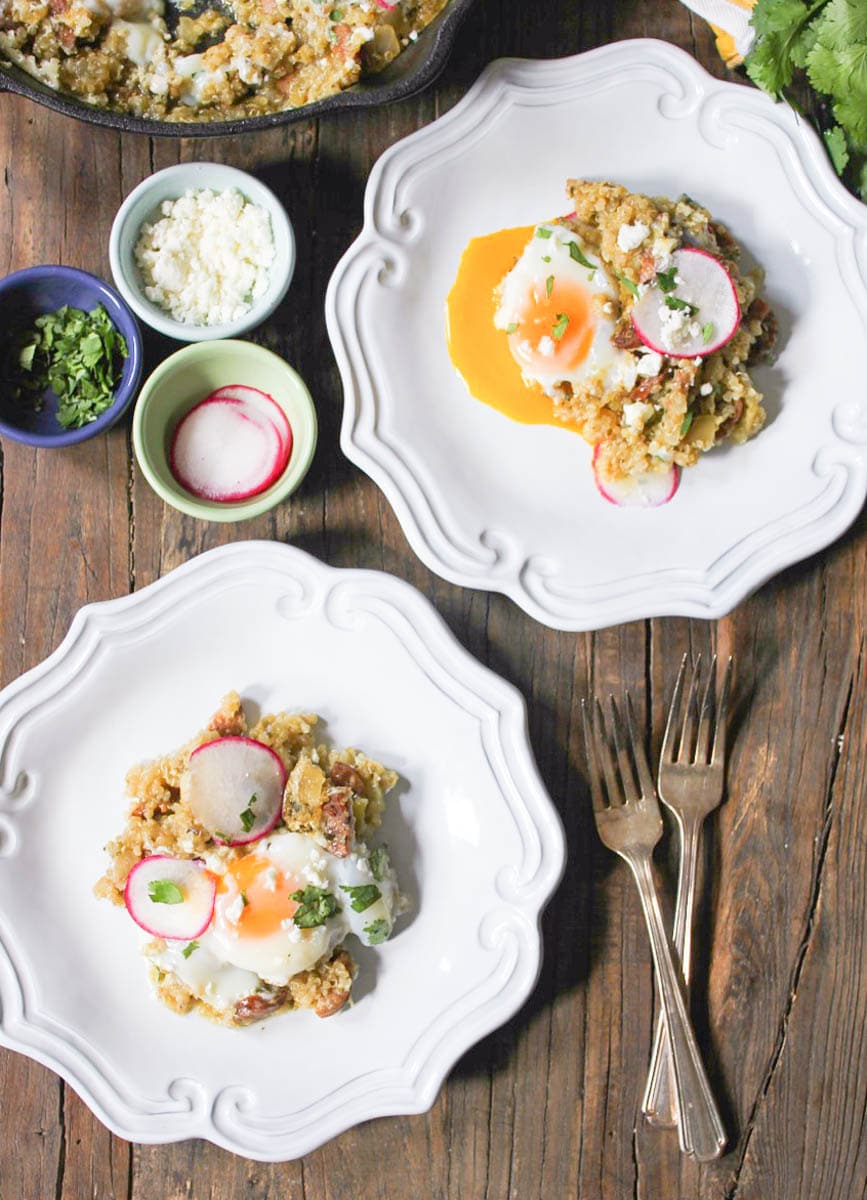 baked-eggs-with-quinoa-chicken-sausage-and-salsa-verde-5
