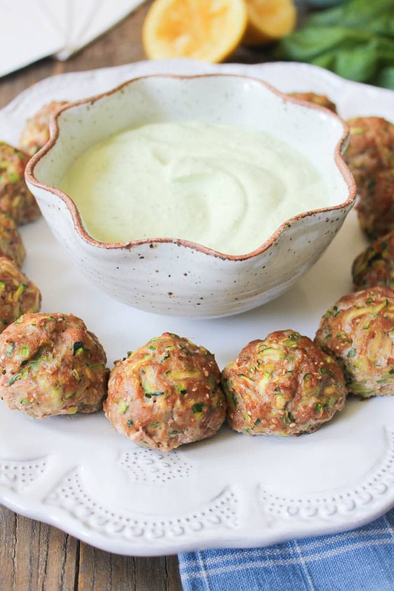 gluten-free-turkey-and-zucchini-meatballs-with-basil-yogurt-sauce-3