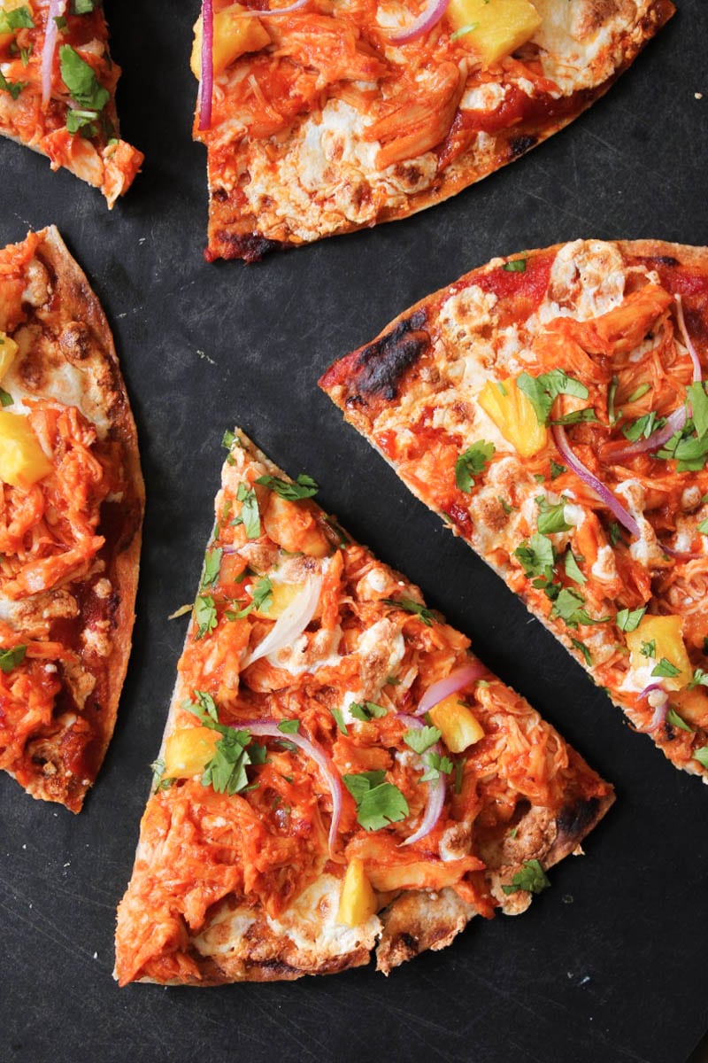 chipotle-chicken-tortilla-pizzas-with-pineapple-and-cilantro-11