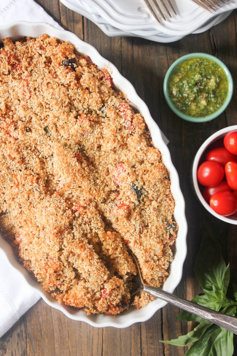 Ratatouille-Quinoa-Bake-with-Pesto-and-Mozzarella-3
