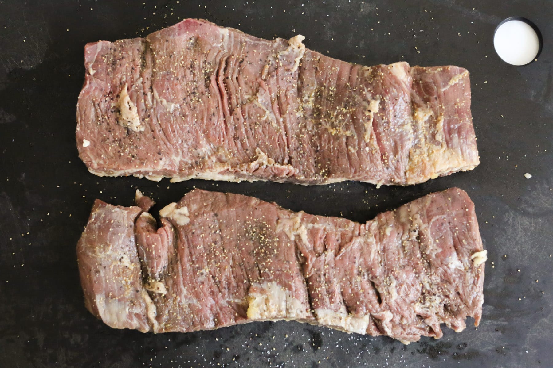 Marinated-Skirt-Steak-with-Corn-and-Sweet-Cherry-Salad-step-5