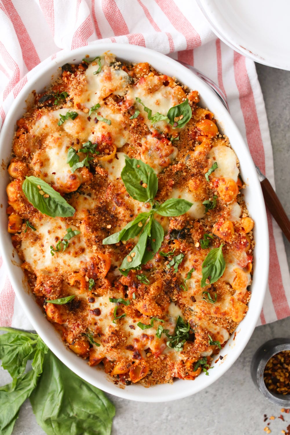 Healthy Chicken Parmesan Pasta