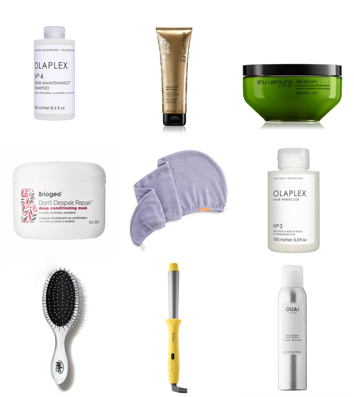 My favorite hair products